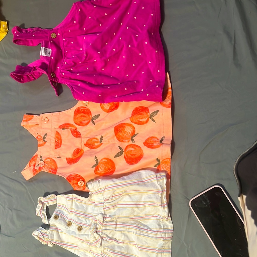 Overall from carters for baby girl size 6m